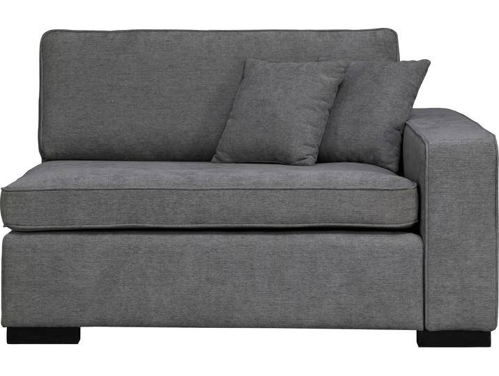 Sofaelement Skara XXL , grau (dunkelgrau), B:140cm H:86cm T:130cm, 100% Polyester, GUIDO MARIA KRETSCHMER HOME & LIVING, Polsterelemente, Modul XXL - zum eigenen Zusammenstellen, Armlehne links/rechts wählbar von Guido-Maria-Kretschmer-Home-&-Living
