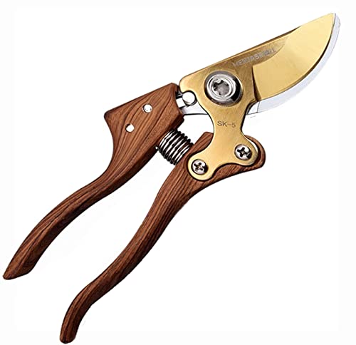 Gartenschere,Pflanzenschere aus japanischem SK5-Stahl,Garden Shears für die Gartenarbeit Heavy Duty,Trauben Kräuter Rose Blume Bäume Gras Schere,Professional Pruning Shears von Guidre