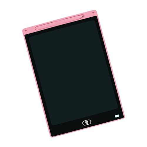 Guihydur 10-LCD-Zeichentablett, Schreibtafel, Farb-Graffiti-Tafel, Zeichentafel zum Zeichnen Von Kindern, Einfach zu Bedienen, Pink von Guihydur