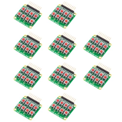 Guihydur 2x4 Tastenfeld 4x2 Tastenfeld 8 Drucktasten V1.00 Tastatur Matrix Tastatur Taste für AVR PIC 2x4 Modul AVR PIC NEU von Guihydur