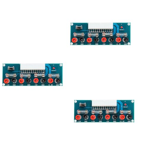 Guihydur 3X 24 Pins ATX Benchtop Board Computer PC Netzteil Breakout Adapter Modul von Guihydur