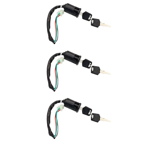 Guihydur 3X 4 Draht ZüNdung Schalter SchlüSsel für 50Cc 110Cc 125Cc 250Cc Quad Dirt Bike ATV Guihydur 3X 4 Draht ZüNdung Schalter SchlüSsel für 50Cc 110Cc 125Cc 250Cc Quad Dirt Bike ATV von Guihydur