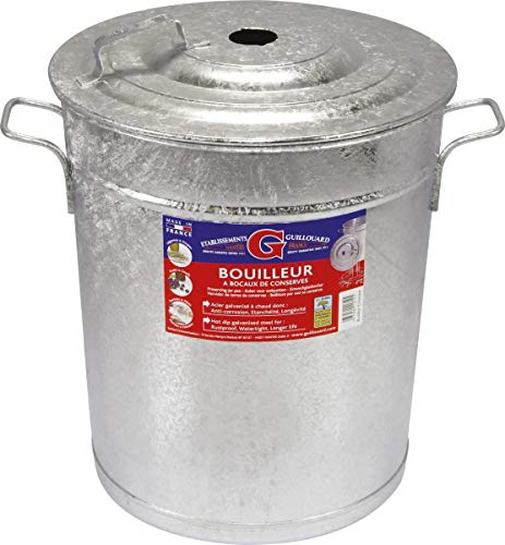 GUILLOUARD Stérilisateur Sterilisator für 5 Gläser, Verzinkter Stahl, stahlfarben, 23000 ml von Guillouard