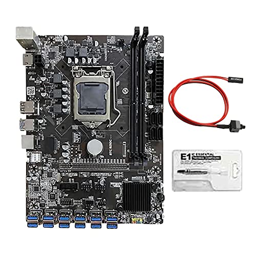 Guindxan B250C Mining Motherboard mit Wärmeleitpaste + Switch-Kabel 12 USB 3.0 auf PCIE Slot LGA1151 SATA3.0 Unterstützung DDR4 DIMM RAM Guindxan B250C Mining Motherboard mit Wärmeleitpaste + Switch-Kabel 12 USB 3.0 auf PCIE Slot LGA1151 SATA3.0 Unterstützung DDR4 DIMM RAM von Guindxan