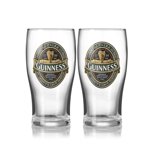 Guinness Irland Kollektion 2Pint Glas Pack von Guinness Official Merchandise