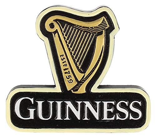Guinness Official Merchandise Klassisches Harfen-Design, Kunstharz-Magnet von Guinness