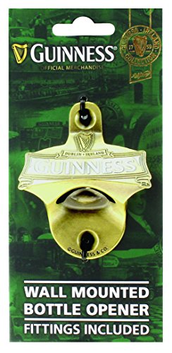 Guinness Wall Mounted Bottle Opener (Fittings Included) Ireland Collection von Guinness