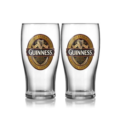 Guinness 2 Pack Pint Gläser - Ruby Rot Collection"New für 2017" von Guinness