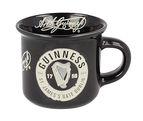 Guinness Espresso Tasse Retrolabel Bottletop aus Irland von Guinness