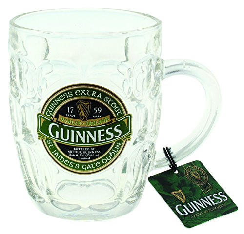 Guinness Ireland Collection - Dimpled Pint Tankard With Metal Badge von Guinness