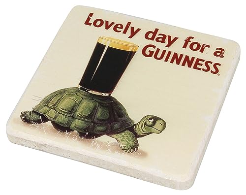 Guinness Untersetzer in Steinoptik, Schildkröten-Design von Guinness