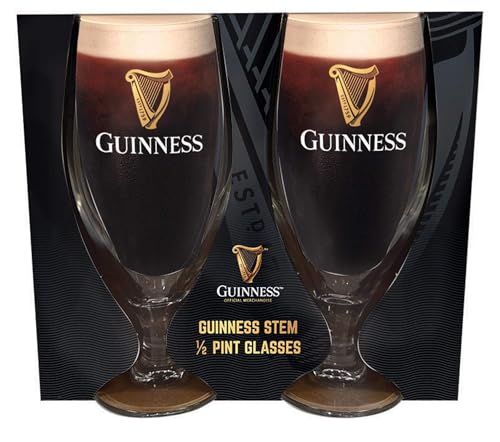 Shamrock Gift Company Guinness Stielgläser, 2 Stück von Guinness