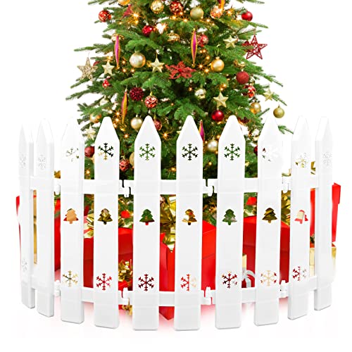 20 Stück weißer Kunststoffzaun für Weihnachten, 30 x 10 cm Christmas Tree Plastic Picket Fence, Gartenzaun abnehmbare, für Weihnachtsbaum Hochzeit Party Micro Landschaft Dekoration 20 Stück weißer Kunststoffzaun für Weihnachten, 30 x 10 cm Christmas Tree Plastic Picket Fence, Gartenzaun abnehmbare, für Weihnachtsbaum Hochzeit Party Micro Landschaft Dekoration von Gukasxi