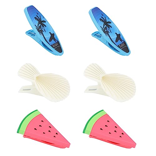 Gukasxi 6 Stück Strandtuch Klammern Strandtuch Clips Beach Handtuch Klammern Handtuchklemmen Badetuchklammern für Strandliegen Pool Handtuch Clips für Strandtuch, Badetuch, Pool, Wäscheleine von Gukasxi