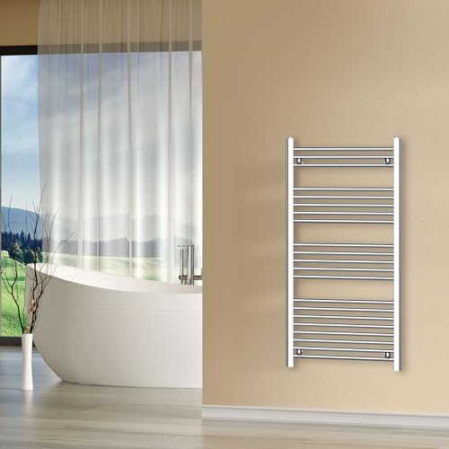 Gulfstream Komfort Badheizkörper 1150 x 500 mm in Chrom gerade Hochwertiger Handtuchheizkörper Handtuchwärmer von Gulfstream Komfort