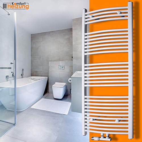 Gulfstream Komfort Badheizkörper 1800 x 600 mm in Weiß gebogen Hochwertiger Handtuchheizkörper in edlem Weiß Gulfstream Komfort Badheizkörper 1800 x 600 mm in Weiß gebogen Hochwertiger Handtuchheizkörper in edlem Weiß von Gulfstream Komfort