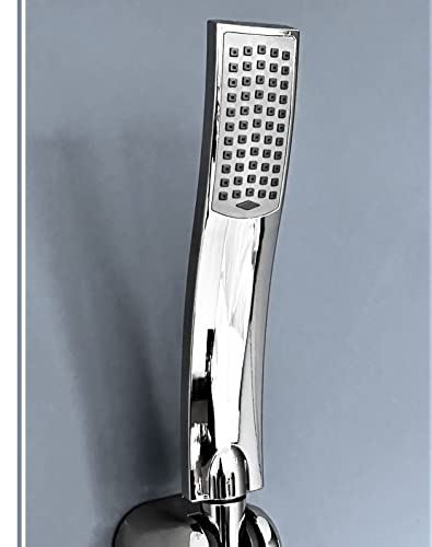 Gulfstream Komfort Handbrause Duschkopf mit Duschschlauch Duscharmatur Brausegarnitur Duschbrause (AQUA-DK06) von Gulfstream Komfort