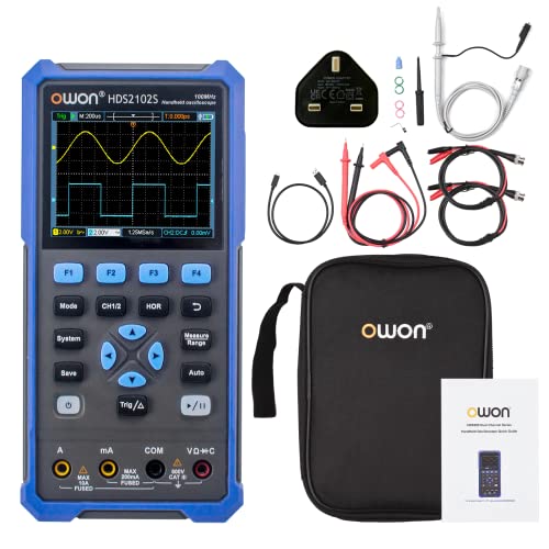 GuliTech 3In1Handheld Oscilloscope HDS2102S Digital Oscilloscope +Waveform Generator +Multimeter USB 2 Channels 100mhz Osciloscopio Tester Meter(HDS2102S) von GuliTech