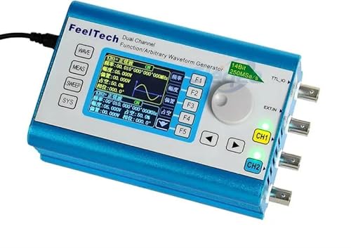 GuliTech FY2300H 25/30/40/50/60M Dual CH DDS Function Arbitrary Waveform Signal Generator/Source 250MSa/s Sweep/Frequency Meter Counter(FY2300H 60M) von GuliTech