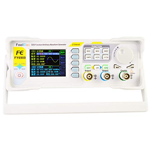 GuliTech FY6900 20/30/40/50/60/80/100MHz DDS Function Signal Generator Dual-CH Arbitrary Waveform Generator Source Frequency Counter(FY6900 100M) von GuliTech