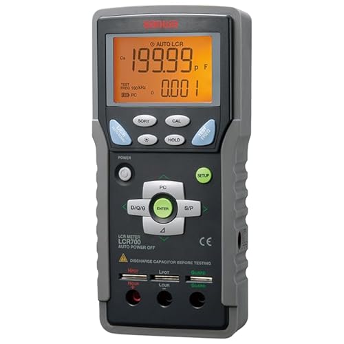 GuliTech Japan SANWA LCR700 Handheld Digital LCR Meter Nützlich für Sortiergerätewert Frequenz DC~100kHz (LCR700) von GuliTech
