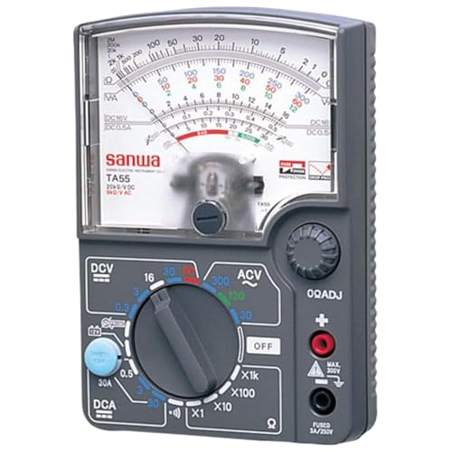 GuliTech Japan Sanwa TA55 Analoge Multitester Multifunktions Multi-Range Pointer Multimeter On-Off Piep 30A DC Stromtest GuliTech Japan Sanwa TA55 Analoge Multitester Multifunktions Multi-Range Pointer Multimeter On-Off Piep 30A DC Stromtest von GuliTech