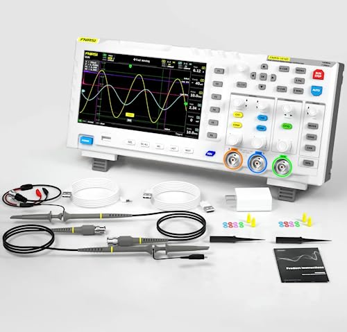 GuliTech Oscilloscope FNIRSI-1014D Desktop Oscilloscope 100MHZ*2 1GS/s 2 in 1 Dual Channel Digital Oscilloscope 10MHZ Signal Generator von GuliTech