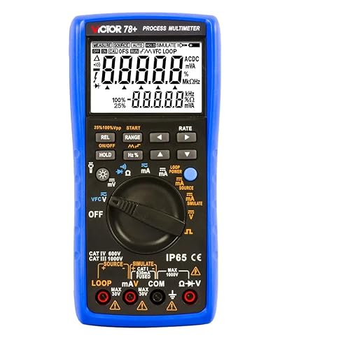 GuliTech VICTOR/RuoShui 78+ Process Multimeter DCV 1000v ACV VFC Resistance Continuty Digital Multimeter(VICTOR 78+) von GuliTech
