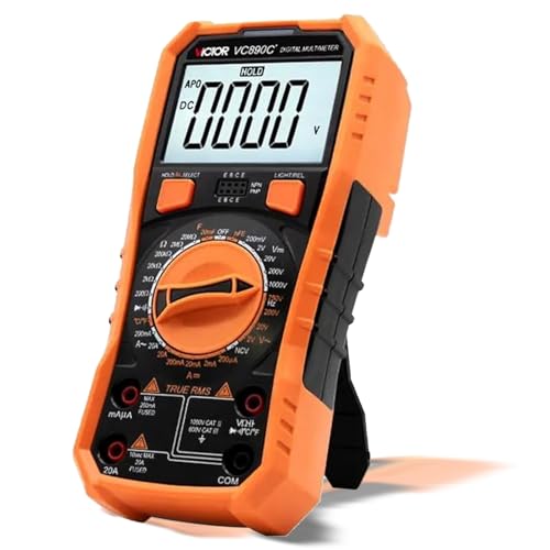 GuliTech VICTOR/RuoShui VC890C+ Digital Multimeter Manual Range New Type Multimeter Digital True RMS NCV Flashlight(VICTOR VC890C+) von GuliTech