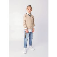 Gulliver Strickpullover mit trendigen Destroyed-Parts von Gulliver