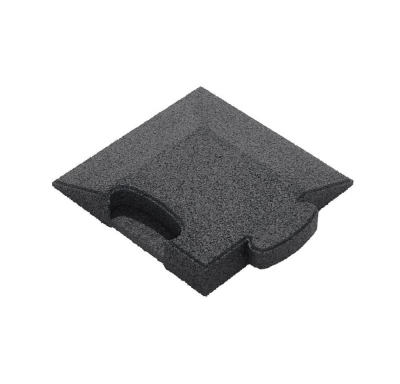 Gum-Tech Bodenschutzmatte Eckstück Abgeschrägt für Fallschutzplatten, Passend für Gum-Tech „Fallschutzplatte „Puzzle mat 3D“ Gum-Tech Bodenschutzmatte Eckstück Abgeschrägt für Fallschutzplatten, Passend für Gum-Tech „Fallschutzplatte „Puzzle mat 3D“ von Gum-Tech