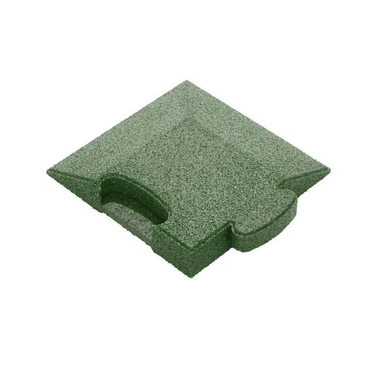 Gum-Tech Bodenschutzmatte Eckstück Abgeschrägt für Fallschutzplatten, Passend für Gum-Tech „Fallschutzplatte „Puzzle mat 3D“ Gum-Tech Bodenschutzmatte Eckstück Abgeschrägt für Fallschutzplatten, Passend für Gum-Tech „Fallschutzplatte „Puzzle mat 3D“ von Gum-Tech