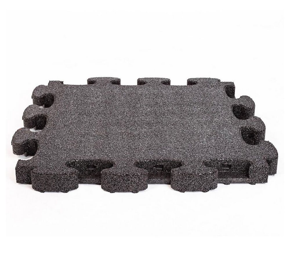 Gum-Tech Bodenschutzmatte Fallschutzplatte Puzzle mat 3D, Für Kita, Schule, Spiel-, Basketball-, Fußballplatz, Laufstrecke von Gum-Tech