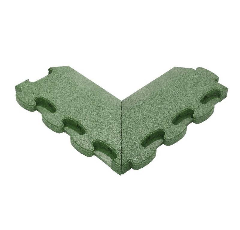 Gum-Tech Bodenschutzmatte Negatives Eckstück Abgeschrägt für Fallschutzplatten, Geeignet für Gum-Tech Fallschutzplatte „Puzzle mat 3D“ Gum-Tech Bodenschutzmatte Negatives Eckstück Abgeschrägt für Fallschutzplatten, Geeignet für Gum-Tech Fallschutzplatte „Puzzle mat 3D“ von Gum-Tech