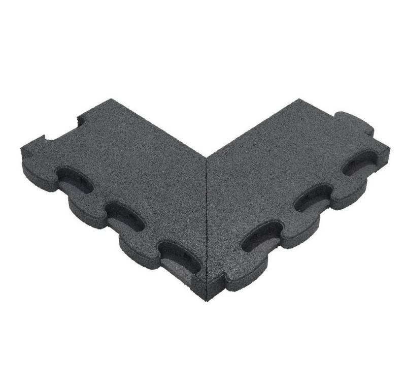 Gum-Tech Bodenschutzmatte Negatives Eckstück Gerade für Fallschutzplatten, Geeignet für Gum-Tech Fallschutzplatte „Puzzle mat 3D“ Gum-Tech Bodenschutzmatte Negatives Eckstück Gerade für Fallschutzplatten, Geeignet für Gum-Tech Fallschutzplatte „Puzzle mat 3D“ von Gum-Tech