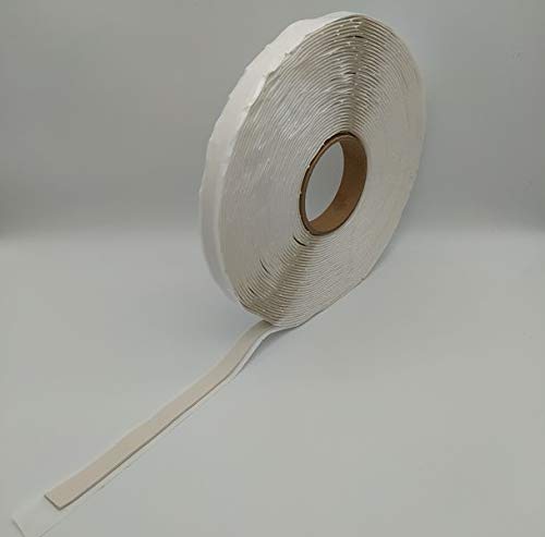 (0,72 €/m) Butyl Butylband weiß 18 Meter x 15 x 2 mm beidseitig selbstklebend Top Qualität von Gummifritz24de