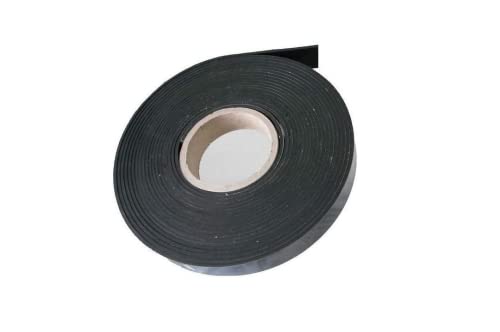 (2,29 €/m) Vollgummiband Gummistreifen Gummiprofil ca.10 Meter x 20 mm breit x 3 mm. EPDM Hartgummi selbstklebend, schwarz - Industrieware von Gummifritz24de