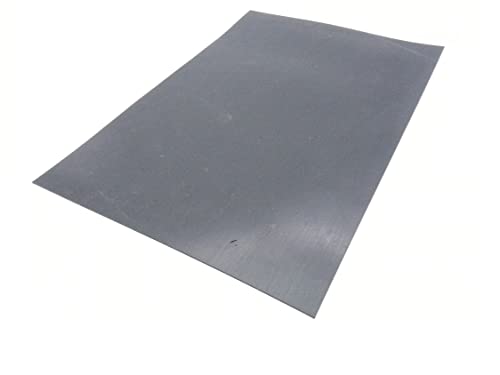 Vollgummizuschnitt Vollgummimatte Vollgummiplatte Hartgummi 220 x 320 mm v.1-10 mm (220 x 320 x 2 mm, einseitig selbstklebend) von Gummifritz24de