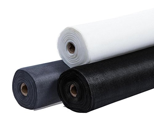 Fliegennetz Insektenschutz Mückenschutz Moskitonetz Türvorhang zuschneidbar in 3 Farben und 4 Breiten (1,5m schwarz 5,89€/m²) von Gummiprodukt