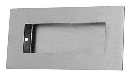 Gummiprodukt MB1058 - Edelstahl Möbelgriff in 4 verschiedenen Ausführungen Schrank-Schubladen-Möbel-Griff Muldengriff Griffmulde (102x52mm) von Gummiprodukt