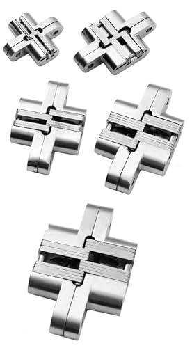 Gummiprodukt 180° Schwerlastscharnier Edelstahl 5 Größen (117mm) von Gummiprodukt