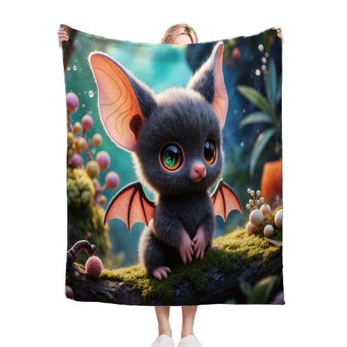 Gumntun Kuscheldecke Kinder 130x150 cm Graue Fledermaus, Sofa Couch Wohn Bett Fleecedecke für Geschenke, Sofadecke Kinderdecke für Mädchen Junge Passend zu Allen Jahreszeiten_h150 Gumntun Kuscheldecke Kinder 130x150 cm Graue Fledermaus, Sofa Couch Wohn Bett Fleecedecke für Geschenke, Sofadecke Kinderdecke für Mädchen Junge Passend zu Allen Jahreszeiten_h150 von Gumntun