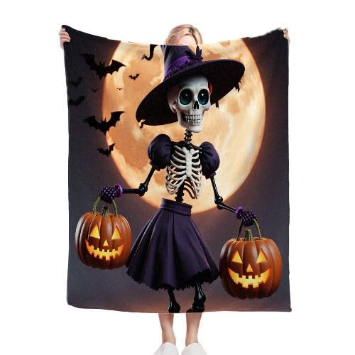 Gumntun Kuscheldecke Kinder 130x150 cm Halloween-Skelettrahmen, Flauschig Weich Warm Plüsch Wohndecke, Super Weich Flanell Collage Kuscheldecke für Couch Bett Sofa Stuhl - 130x150 Gumntun Kuscheldecke Kinder 130x150 cm Halloween-Skelettrahmen, Flauschig Weich Warm Plüsch Wohndecke, Super Weich Flanell Collage Kuscheldecke für Couch Bett Sofa Stuhl - 130x150 von Gumntun