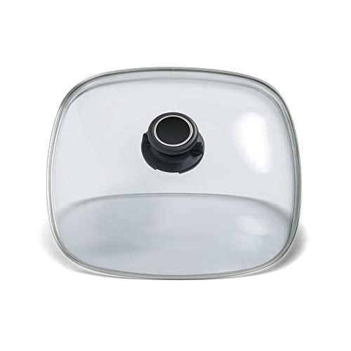 Original Gundel GLASDECKEL, quadratisch, 28 x 28 cm, Sicherheitsglas, backofenfest, Achtung Beschreibung von Gundel Pfannen