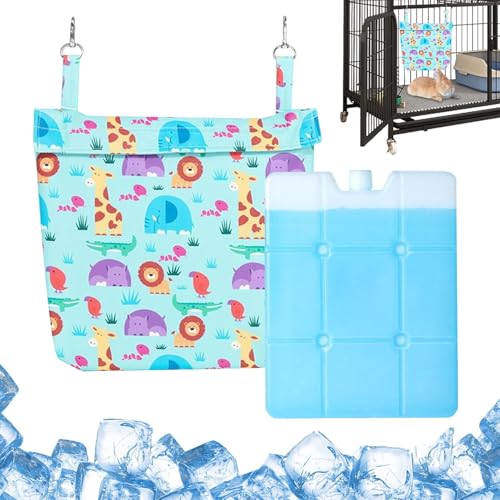 Bunny Cooling Mat, Dog Cold Pad, 9.45x10.43 Inches Chew-Resistant Breathable Fabric, Washable Portable Design, Hot Weather Relief, Summer Pet Mat for Kennel Sofa Patio Travel Car Garden Bedroom Use Bunny Cooling Mat, Dog Cold Pad, 9.45x10.43 Inches Chew-Resistant Breathable Fabric, Washable Portable Design, Hot Weather Relief, Summer Pet Mat for Kennel Sofa Patio Travel Car Garden Bedroom Use von Gungtj