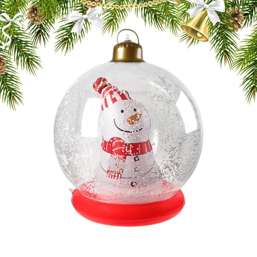 Gungtj Aufblasbare Weihnachtsdekoration - 61 cm aufblasbare Weihnachtsdekoration Outdoor | Niedlicher Riesenschneemann Wasserdicht Für Festliche Dekoration Rasen Garten Fenster Winterdekoration Gungtj Aufblasbare Weihnachtsdekoration - 61 cm aufblasbare Weihnachtsdekoration Outdoor | Niedlicher Riesenschneemann Wasserdicht Für Festliche Dekoration Rasen Garten Fenster Winterdekoration von Gungtj