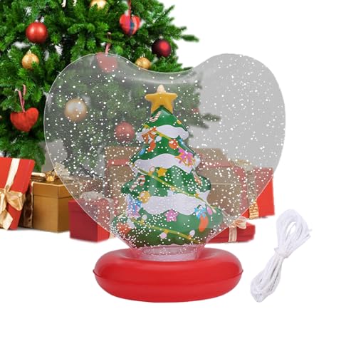 Gungtj Aufblasbare Weihnachtskugeln | Herzförmige Leuchtende Weihnachtskugeln - Figur Innen Blasball Deko | Für Außen Garten Rasen Terrasse Strandweg Gungtj Aufblasbare Weihnachtskugeln | Herzförmige Leuchtende Weihnachtskugeln - Figur Innen Blasball Deko | Für Außen Garten Rasen Terrasse Strandweg von Gungtj