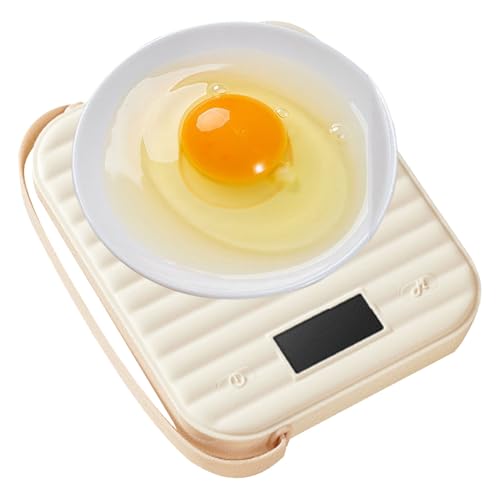 Gungtj Digitale Küchenskala, Lebensmittelskala | Hochvorbereitete Backwaage mit Beutelform Design - Leichtes platzsparendes Küchenwerkzeug zum Backen, Kochen, Mahlzeiten, Kaffee, Schmuck, Fitness Gungtj Digitale Küchenskala, Lebensmittelskala | Hochvorbereitete Backwaage mit Beutelform Design - Leichtes platzsparendes Küchenwerkzeug zum Backen, Kochen, Mahlzeiten, Kaffee, Schmuck, Fitness von Gungtj