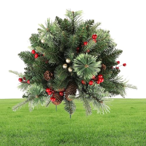 Gungtj Gartenstäbe Für Deko - Gartenhaken Weihnachtsbaumhalter - Dekorative Bodenspikes Für Frühling Terrasse Gartenweg Rasen Außenbereich Gartengestaltung von Gungtj