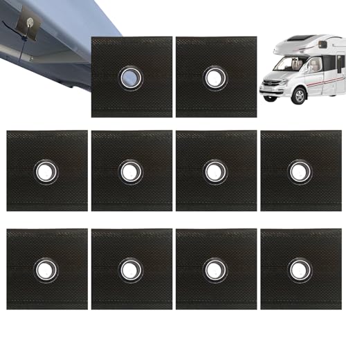 Gungtj Kederstreifenhaken – Ösen für Kederstreifen | Bänder mit Ösen, geeignet für 5–6 mm/7–8 mm Schienen, Wohnmobile, Gartenpartys von Gungtj